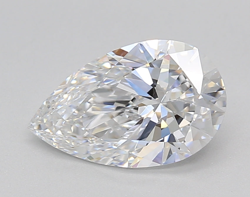 1.54 CT Pear Cut Lab Grown Diamond, VS1 Clarity, D Color