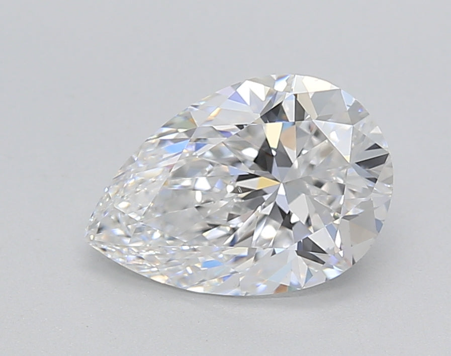 1.54 CT Pear Cut Lab Grown Diamond, VS1 Clarity, E Color