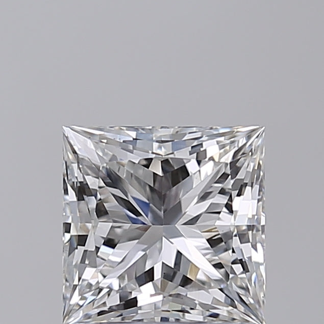 1.54 CT Princess Cut Lab-Grown Diamond, IGI Certified, F Color, VS2 Clarity