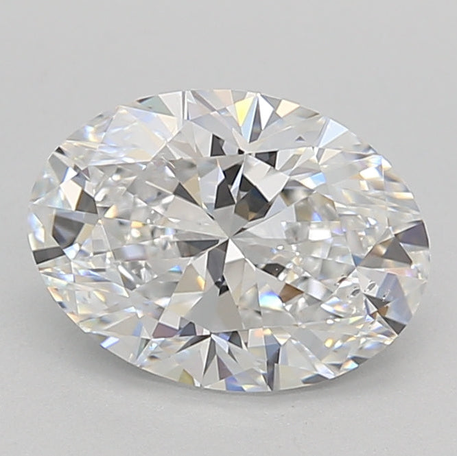1.54 Carat Oval Cut Lab Grown Diamond SI1 D
