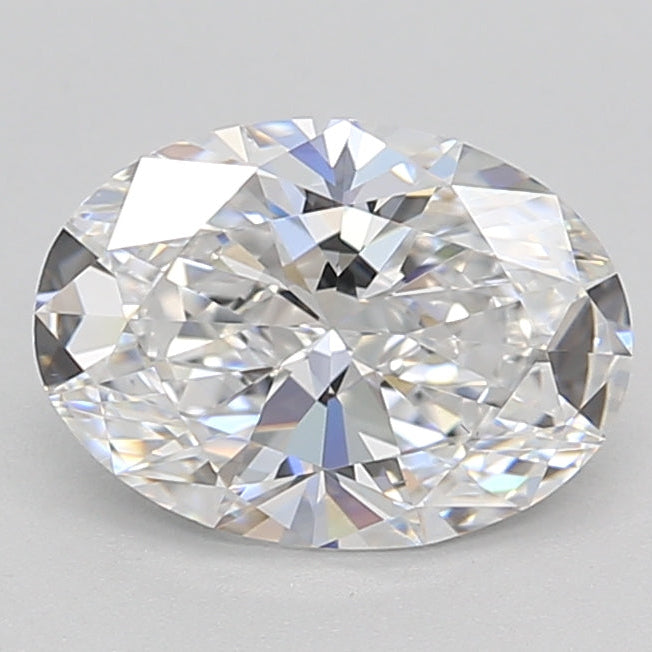 Diamant cultivé en laboratoire de taille ovale de 1,54 carat VS1 D