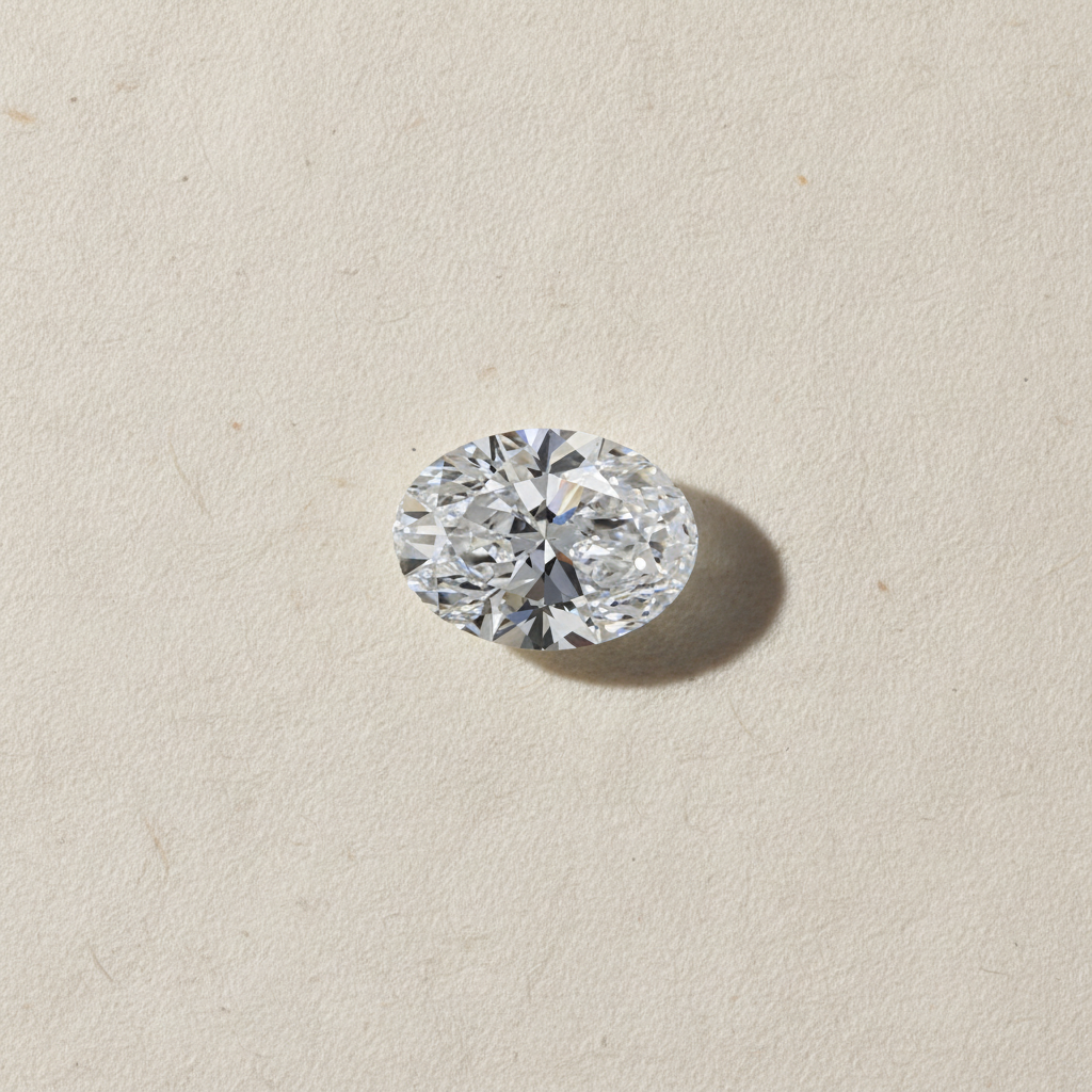 1.54 Carat Oval Cut D VS1 HPHT Lab Grown Diamond