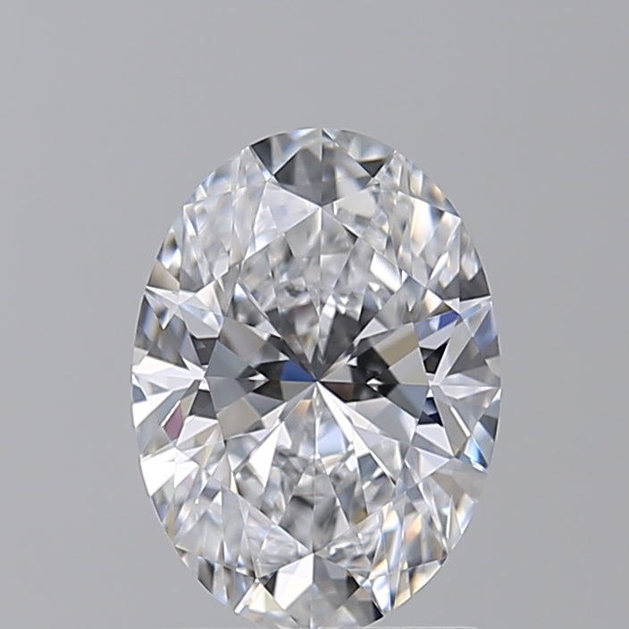 Diamant cultivé en laboratoire de taille ovale de 1,54 carat VS1 D