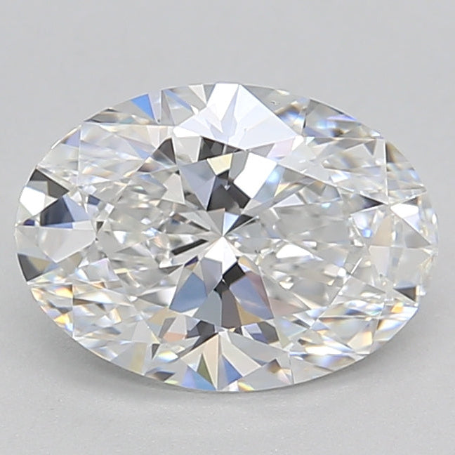 Diamant cultivé en laboratoire de taille ovale de 1,54 carat VS1 D