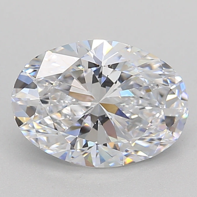 1,54 karaat ovaal geslepen laboratoriumdiamant VVS1 D