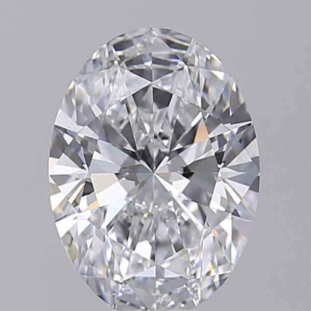 1,54 karaat ovaal geslepen laboratoriumdiamant VVS1 D