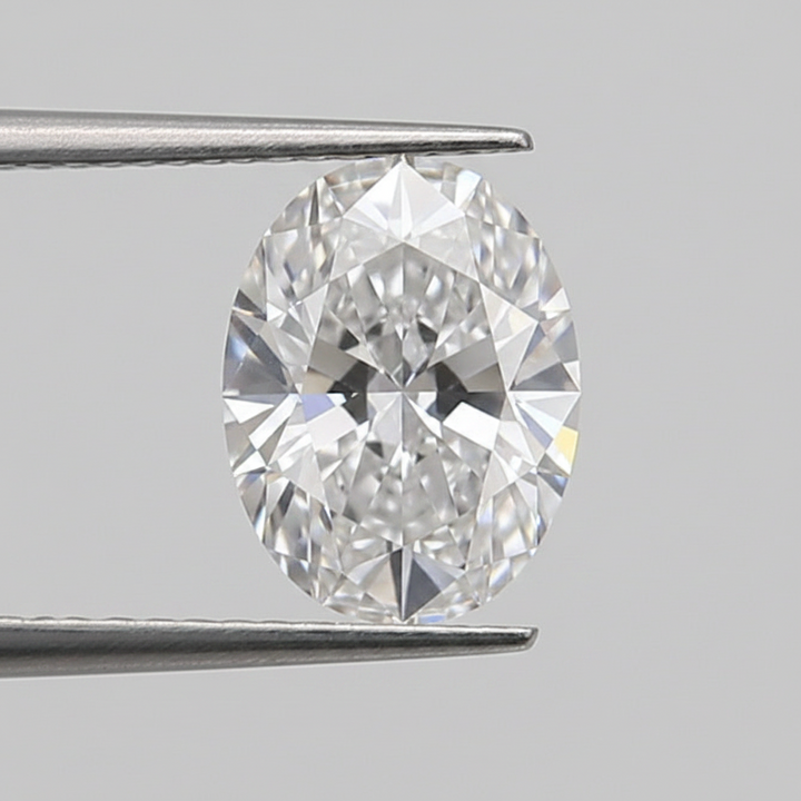 1,54 karaat ovaal geslepen laboratoriumdiamant, VVS1/D