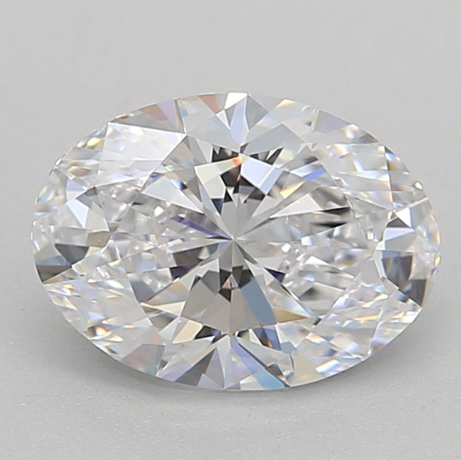 1,54 karaat ovaal geslepen laboratoriumdiamant VVS1 D