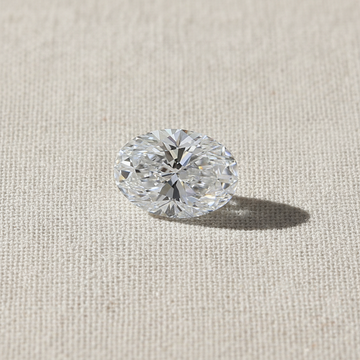 1.54 Carat Oval Cut D VVS1 HPHT Lab Grown Diamond