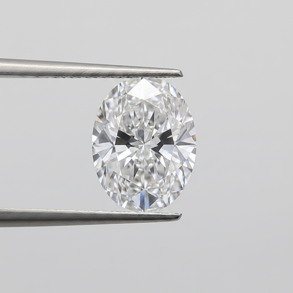 1.54 Carat Oval Cut D VVS1 IGI Certified Lab Grown Diamond