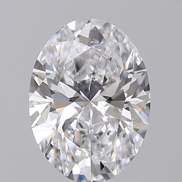 1,54 karaat ovaal geslepen laboratoriumdiamant VVS1 D