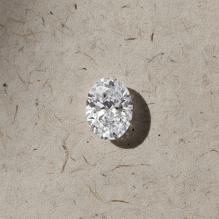 1,54 karaat ovaal geslepen laboratoriumdiamant, VVS1/D