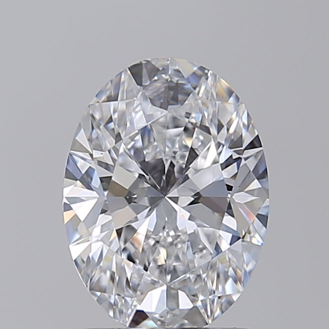 1,54 karaat ovaal geslepen laboratoriumdiamant VVS1 D