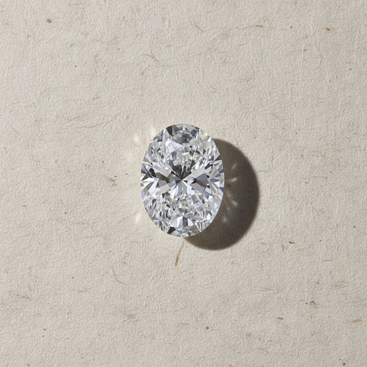 1,54 karaat ovaal geslepen laboratoriumdiamant, VVS1/D