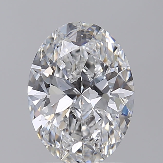1,54 karaat ovaal geslepen laboratoriumdiamant VVS1 E