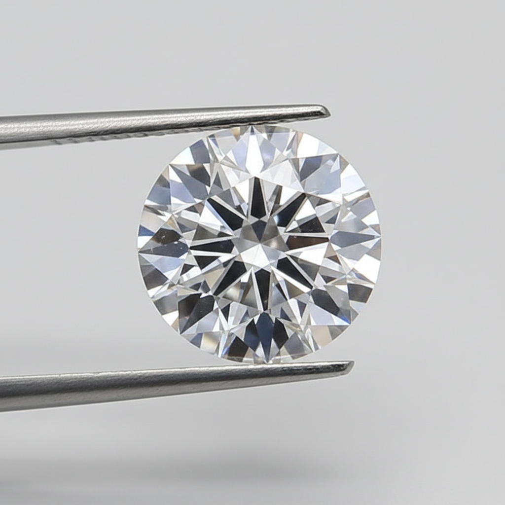 IGI Certified 1.54 Ct D Color SI1 Round HPHT Lab Grown Diamond
