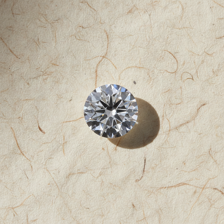 1.54 Carat Round D SI1 HPHT Lab Grown Diamond Ideal Cut IGI Certified