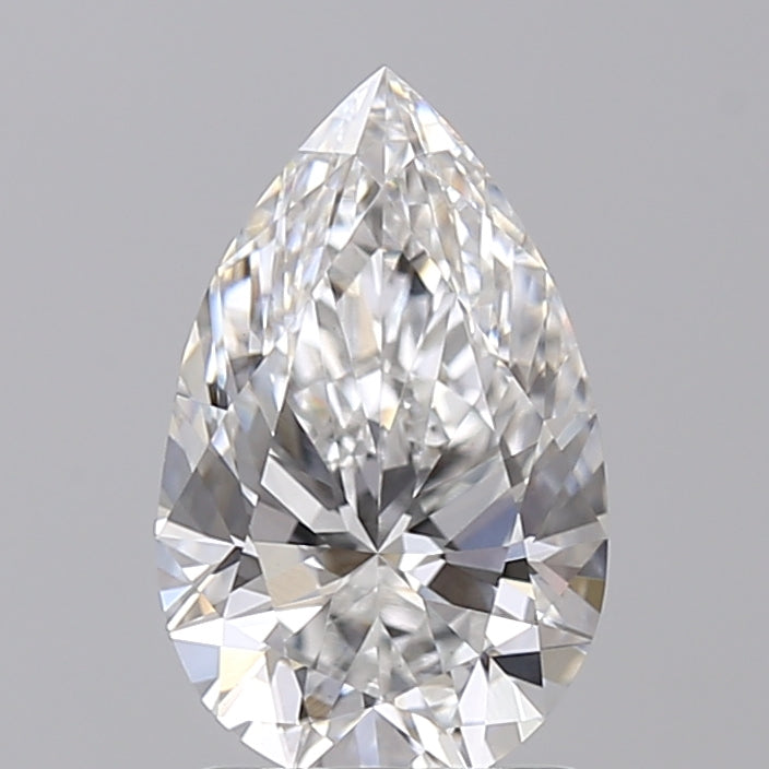 1.55 CT Pear CVD Lab Grown Diamond, VVS2 Clarity, E Color