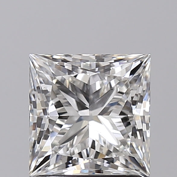 1.55 CT Princess Cut Lab-Grown Diamond, IGI Certified, F Color, VS1 Clarit