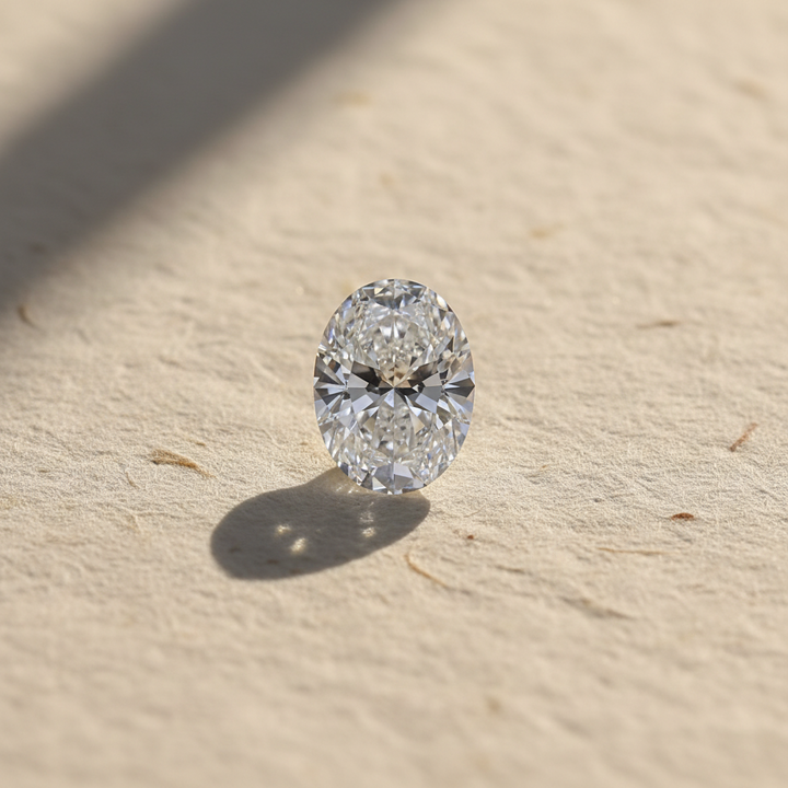 1.55 Carat Oval Cut D IF HPHT Lab Grown Diamond