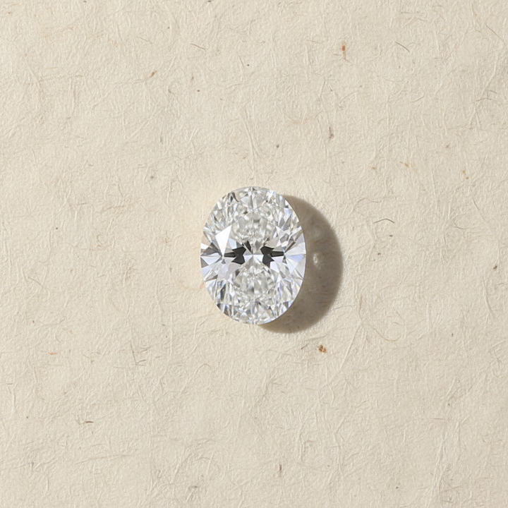 1.55 Carat Oval Cut D VS2 HPHT Lab Grown Diamond