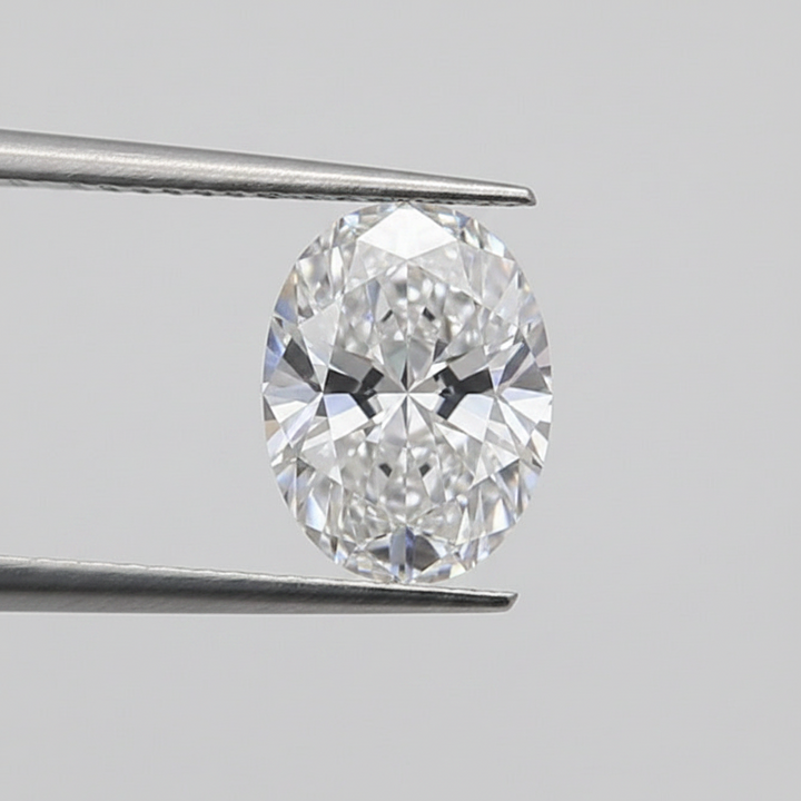 1,55 karaat ovaal geslepen laboratoriumdiamant, VVS1/D