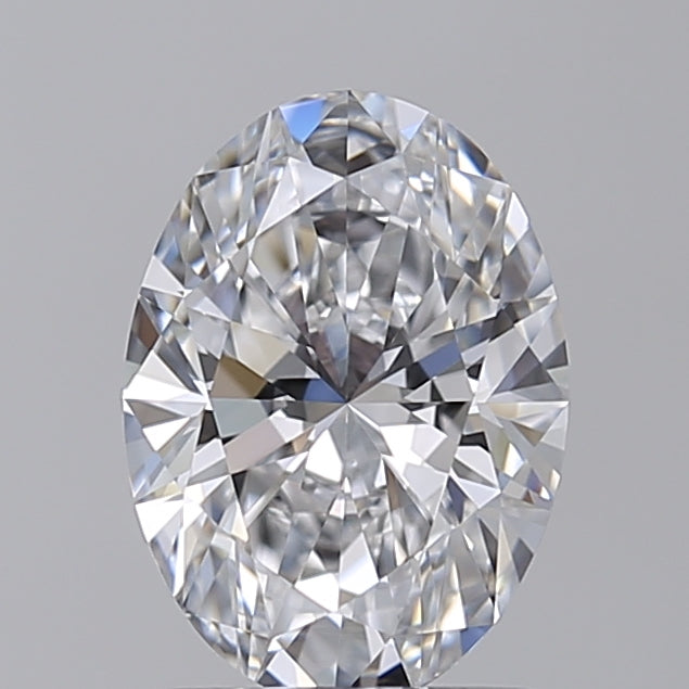 1.55 Carat Oval Cut Lab Grown Diamond VVS1 D