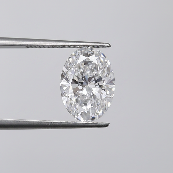 1,55 karaat ovaal geslepen laboratoriumdiamant, VVS1/D