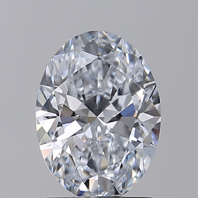 1,55 Karat ovaler, im Labor geschliffener Diamant VVS1 E
