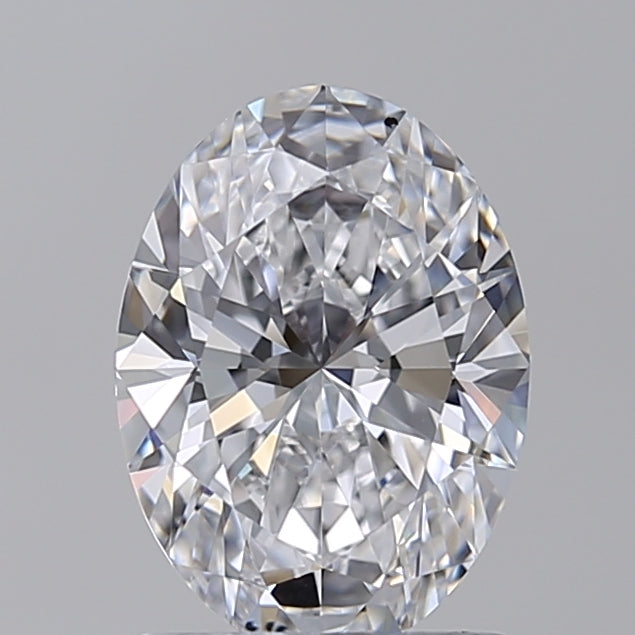 1.55 Carat Oval Cut Lab Grown Diamond VVS2 D