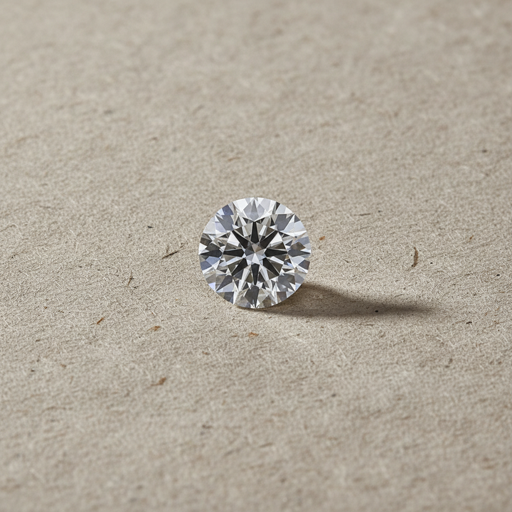 1.55 Carat Round D SI1 HPHT Lab Grown Diamond Ideal Cut IGI Certified