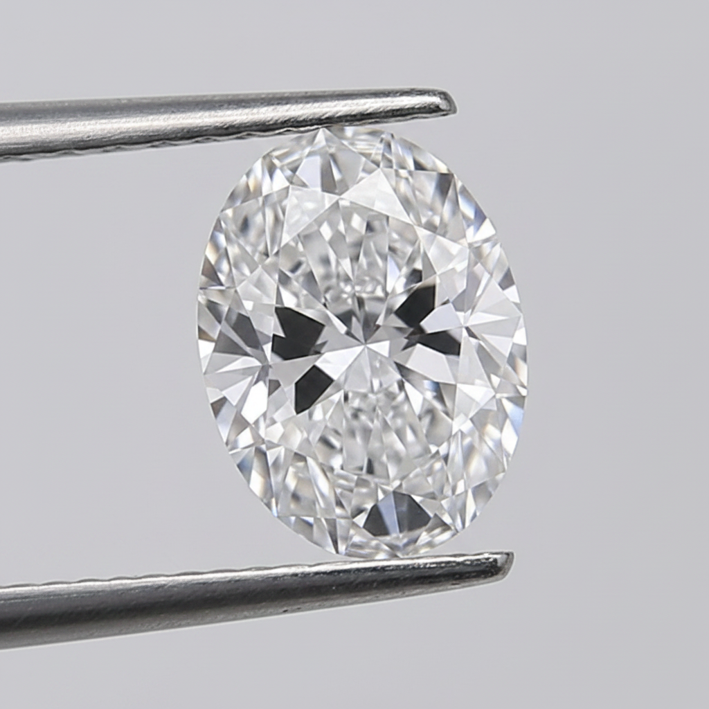 1.56 Carat Oval Cut Lab Grown Diamond, VVS1/D