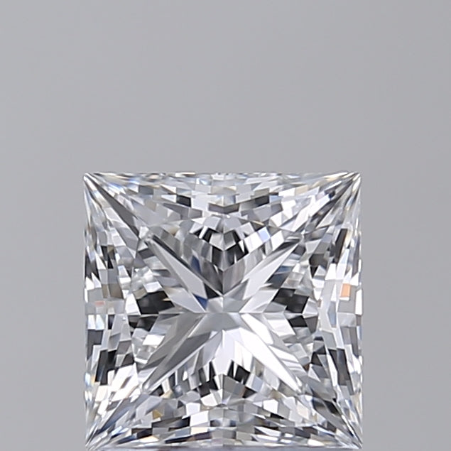 1.56 CT Princess Cut Lab-Grown Diamond, IGI Certified, D Color, VVS2 Clarity