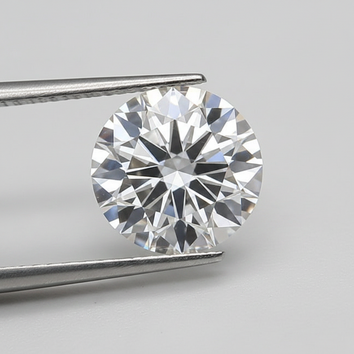 GIA Certified 1.56 Ct E Color SI1 Round HPHT Lab Grown Diamond