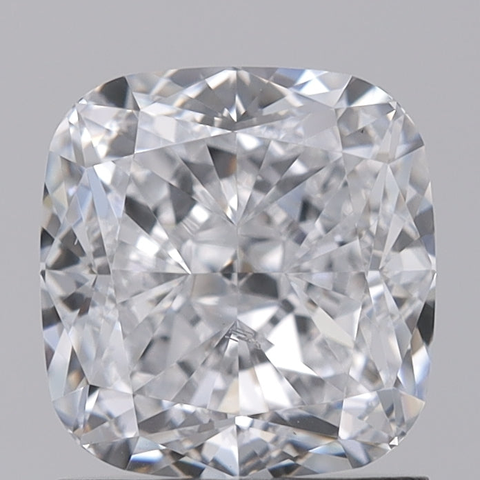 Diamante coltivato in laboratorio con taglio a cuscino da 1,57 carati SI1 D