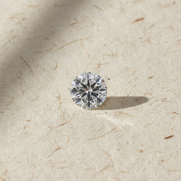 1.57 Carat Round F IF HPHT Lab Grown Diamond Ideal Cut IGI Certified