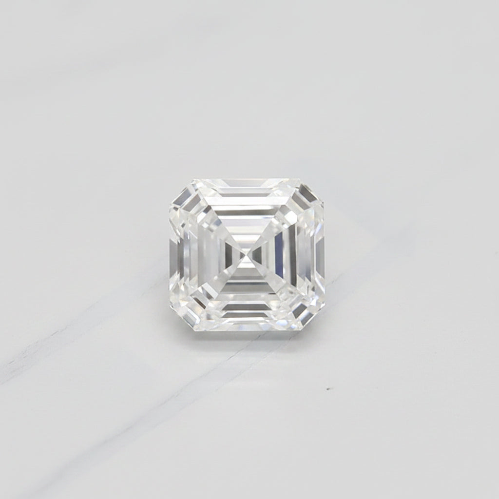 Diamant cultivé en laboratoire Asscher de 1,58 carat, VVS1/E