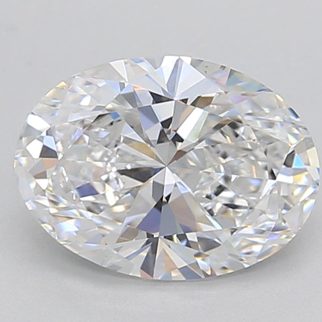 1.58 Carat Oval Cut Lab Grown Diamond VS2 E