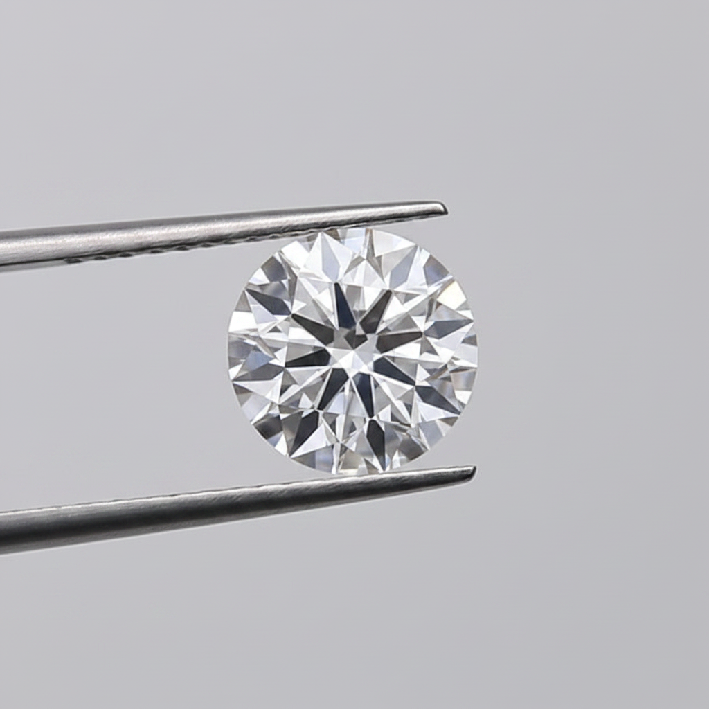 IGI Certified 1.58 Ct F Color IF Round HPHT Lab Grown Diamond