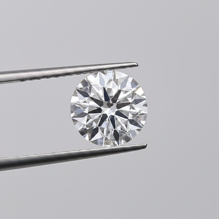 IGI Certified 1.58 Ct F Color IF Round HPHT Lab Grown Diamond