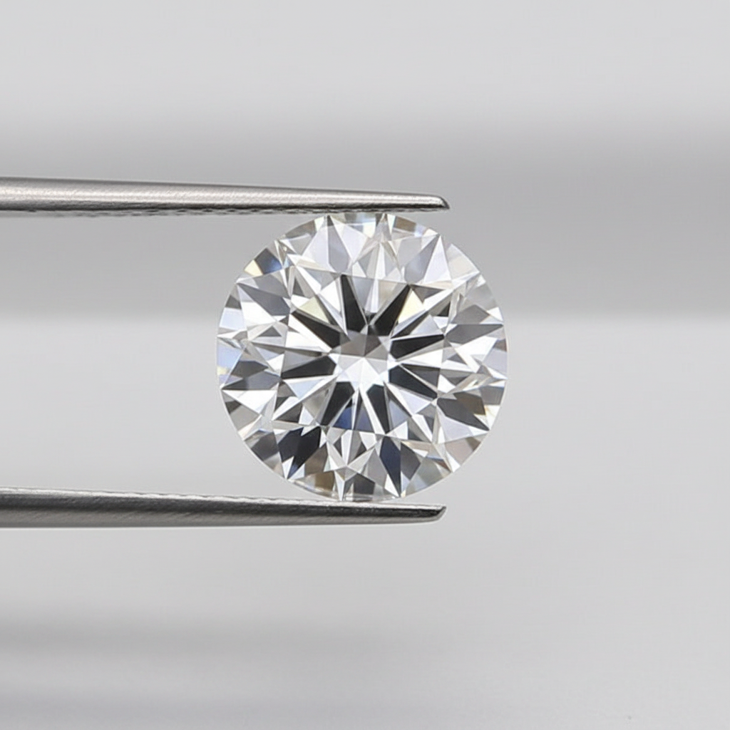 IGI Certified 1.58 Ct D Color SI1 Round HPHT Lab Grown Diamond