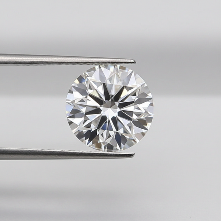 IGI Certified 1.58 Ct D Color SI1 Round HPHT Lab Grown Diamond