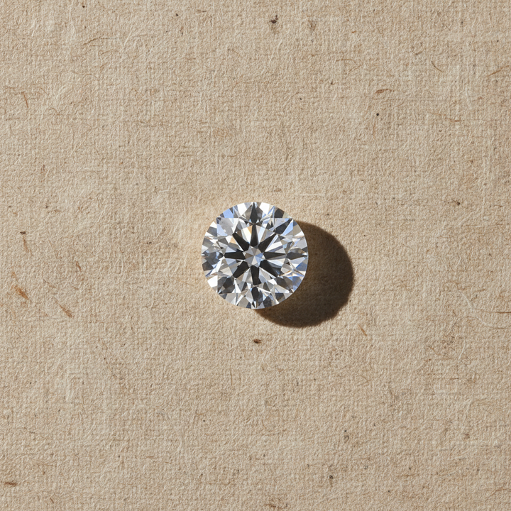 1.58 Carat Round E SI1 HPHT Lab Grown Diamond Excellent Cut GIA Certified