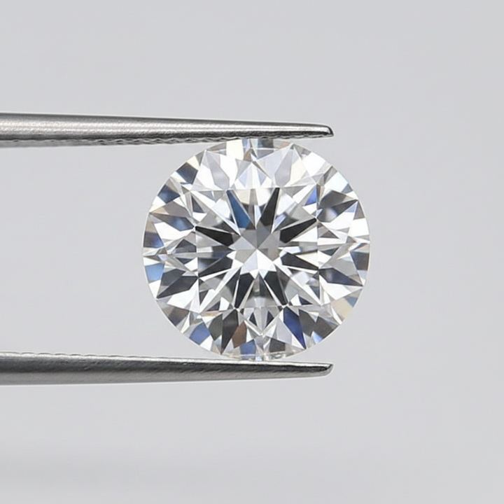 IGI Certified 1.58 Ct D Color VS1 Round HPHT Lab Grown Diamond