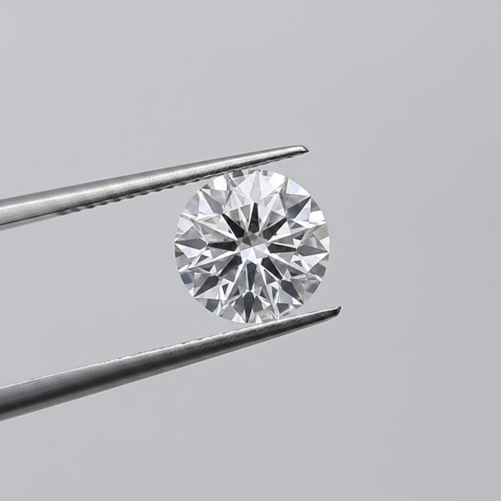 IGI Certified 1.58 Ct D Color VS1 Round HPHT Lab Grown Diamond