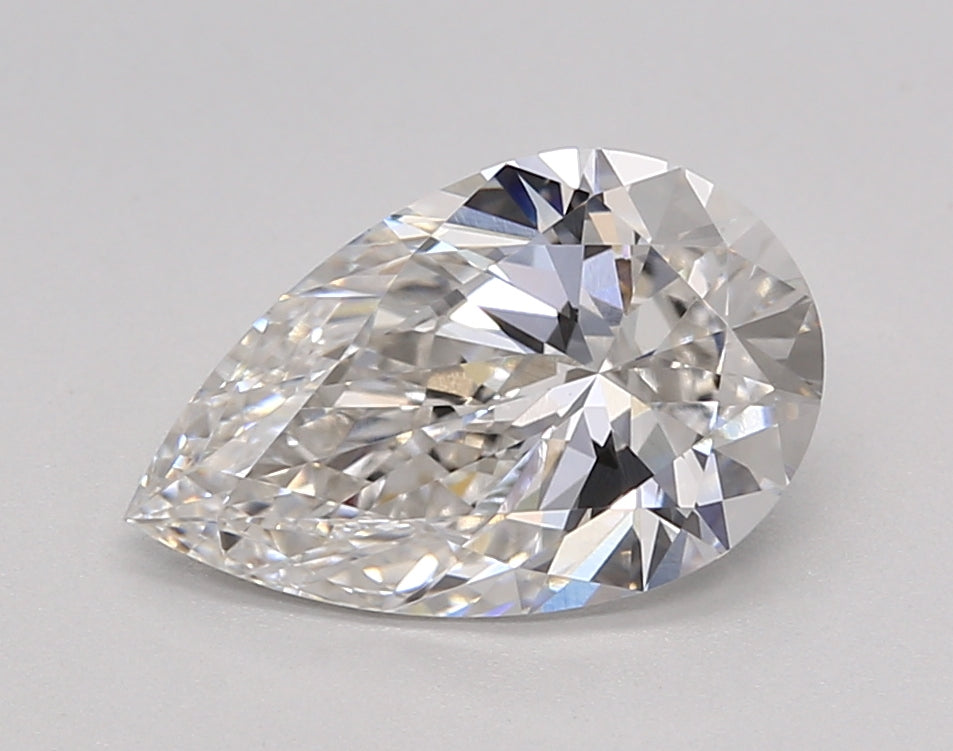 1.59 CT Pear Cut CVD Lab Grown Diamond, VVS2 Clarity, G Color