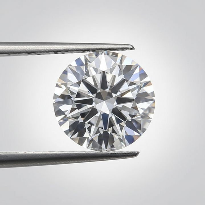 IGI Certified 1.59 Ct E Color IF Round HPHT Lab Grown Diamond