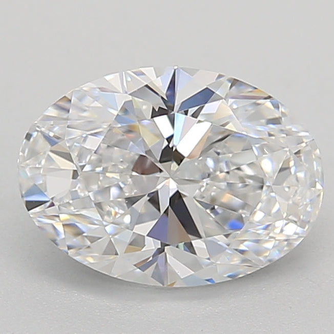 Diamante cultivado em laboratório com corte oval de 1,5 quilates IF E