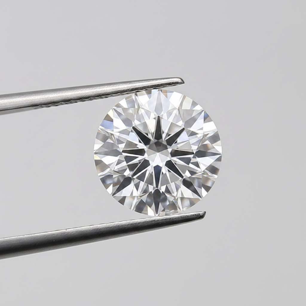IGI Certified 1.62 Ct D Color VS1 Round HPHT Lab Grown Diamond