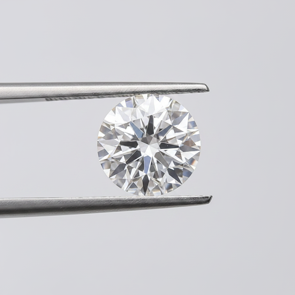 IGI Certified 1.63 Ct D Color VS1 Round HPHT Lab Grown Diamond
